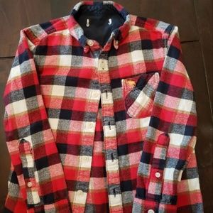 Boys Abercrombie kids flannel shirt